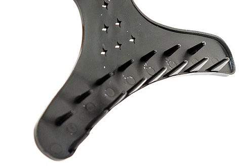 Зажимы для волос бабочка усиленные 4шт, черные Harizma