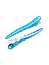 Зажимы для волос Y.S. Park Shark Clip light blue, комплект 8 штук, голубые, длина- 10 см, аллюминий