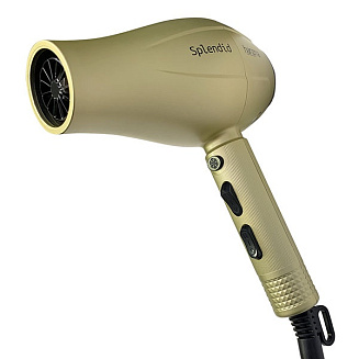 Фен для сушки волос Harizma Splendid h10225 gold,золотой, мощность- 2200 Вт