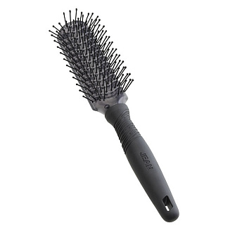 Расчёска продувная с зубцами из нейлона Olivia Garden Jean ID2197, 10- тирядка, черная