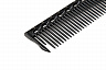 Расческа для стрижки Y.S.park G45 carbon, с линейкой, 22 см, черная
