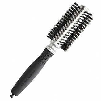 Брашинг для укладки волос нат щетина ESSENTIAL BLOWOUT SOFT Boar Bristles Silver 25 мм