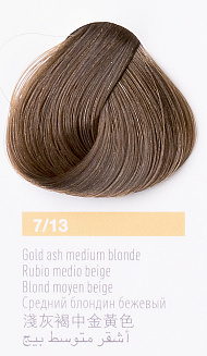 Краска для волос Lakme Collage new 7/13, средний блондин бежевый, 60 мл