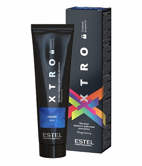 Estel Professional пигмент прямого действия для волос  Xtro black синий 100 мл