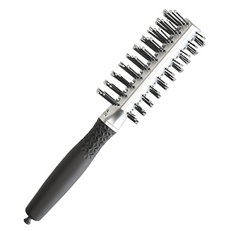 Щётка для волос тунельная ESSENTIAL STYLE DOUBLE TUNNEL Nylon/Double Silver