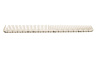 Расчёска для стрижки Y.S.park G39 white, с линейкой, белая, 18 см