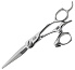 Ножницы для стрижки Mizutani Sword D-19 Double Swivel 6.2, прямые, с поворотным кольцом, эргономичные, японская сталь