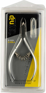 TexNip. Кусачки для кутикулы. Лезвие 4 мм. Спиральная пружина. Ручная заточка.