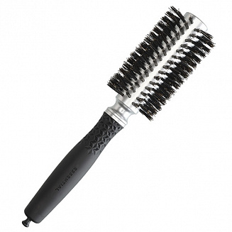 Брашинг для укладки волос нат щетина ESSENTIAL BLOWOUT SOFT Boar Bristles Silver 25 мм