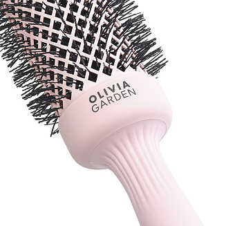 Термобрашинг Olivia Garden Id2223, Expert Blowout Speed XL Wavy Bristles Pastel Pink, 45 мм, розовый