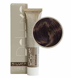 Estel Professional 5/6 крем-краска  Deluxe silver, светлый шатен фиолетовый 60 мл