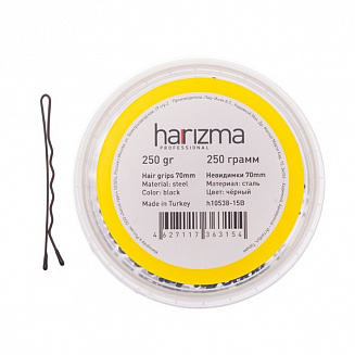 Невидимки 70 мм волна 250 гр черные Harizma