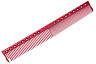 Расчёска для стрижки Y.S.park G45 pink, с линейкой, 22см, розовая