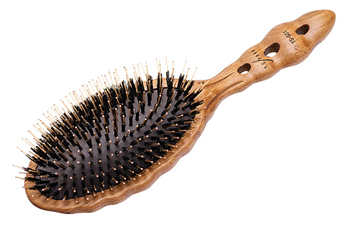 Расчёска- щётка для волос Y.s.park 651 Luster Wood Styler,  комбинированная щетина + нейлон