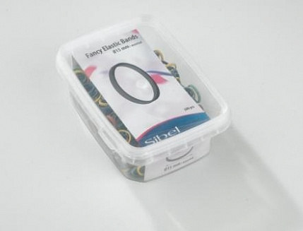 Резинки эластичные для причесок цветные 500 шт SIBEL