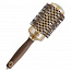 Термобрашинг для укладки волос керамический + ион EXPERT BLOWOUT SHINE Wavy Bristles GoldBrown 55 мм