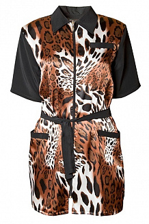 Халат парикмахерскийLeopard  размер XXXL