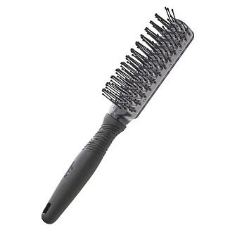 Расчёска продувная с зубцами из нейлона Olivia Garden Jean ID2197, 10- тирядка, черная