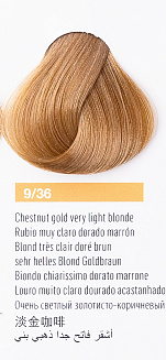 Краска для волос Lakme Chroma 9/36, светлый блондин золотисто-коричневый, безаммиачная, перманентная, 60 мл