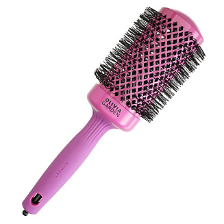 Брашинг для укладки волос Olivia Garden Expert Blowout Shine Pink 55 мм, ID2022, диаметр- 55 мм, розовый