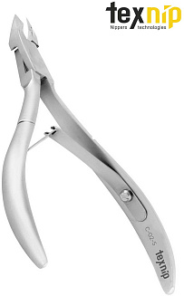 TexNip. Кусачки для кутикулы. Лезвие 5 мм Двойная пружина. Ручная заточка.