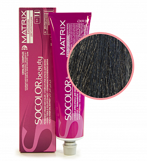 Краска для волос Matrix Socolor Beauty 2N, черный натуральный, перманентная, 90 мл