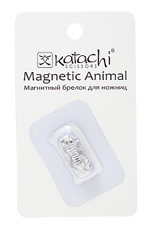 Брелок на ножницы серебристый тигр