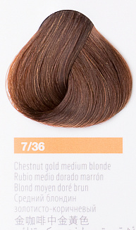 Краска для волос Lakme Collage 7/36, средний блондин золотисто-коричневый, 60 мл