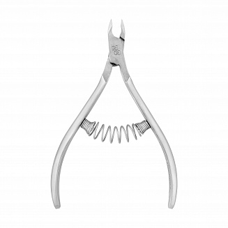 Nippon Nippers. Кусачки для кутикулы. Лезвие 4 мм. Спиральная пружина. Матовые