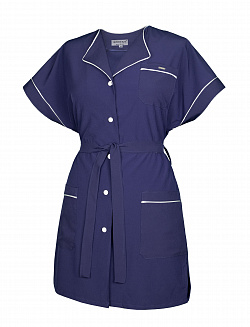 Халат парикмахерский 555M синий