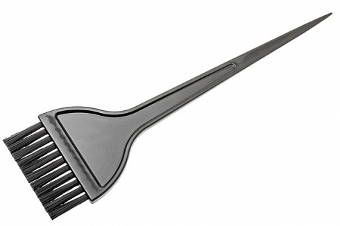 Кисть для окрашивания волос широкая черная Harizma