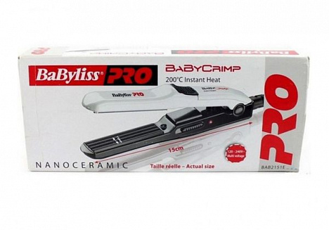 Мини-щипцы BaByliss Pro для создания гофре керамические 13 мм