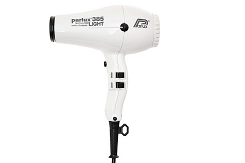 Фен Parlux 385 Power Light IonicCeramic 2150W белый
