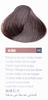 Краска для волос Lakme Chroma 4/65, средний шатен коричнево-махагоновый, безаммиачная, перманентная, 60 мл