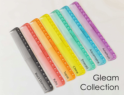 Расчёска для стрижки Y.S.park 339 topaz, 18 см, универсальная, оранжевая