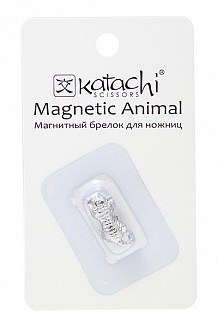 Брелок на ножницы серебристый тигр