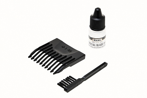 Машинка для стрижки вибр. бордовая, нас.№1, Moser