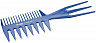 Расчёска синяя для окраски, укладки, Comair