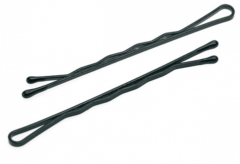 Невидимки для волос черные 30 шт TITANIA