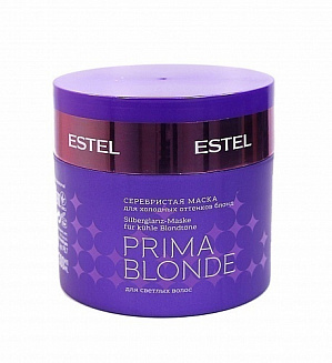 Estel Professional маска для холодных оттенков блонд  prima blond серебристая 300 мл