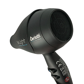 Фен для волос Ceriotti Be Light ElectrinicDigital Ion 3251, с цифровым мотором, черный матовый, 2300 Вт