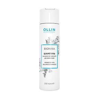 Шампунь для волос Ollin Professional Bionika Roots To Tips Balance, баланс от корней до кончиков, 250мл