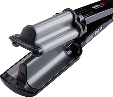 Щипцы BaByliss Pro для создания глубоких волн с терморегуляциейтитан + турмалин