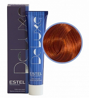 Estel Professional 7/54 краска-уход  Deluxe, русый красно-медный 60 мл