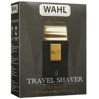 Дорожный шейвер электробритва  Wahl Gold Edition (07057-016), мужская, цвет сетки- золото