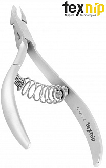 TexNip. Кусачки для кутикулы. Лезвие 4 мм. Спиральная пружина. Ручная заточка.
