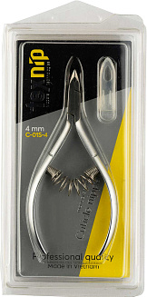 TexNip. Кусачки для кутикулы. Лезвие 4 мм. Спиральная пружина. Ручная заточка.