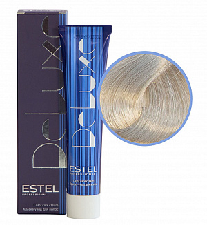 Estel Professional 10/01 краска-уход  Deluxe, светлый блондин натурально пепельный 60 мл