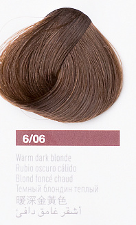 Краска для волос Lakme Collage new 6/06 темный блондин натуральный коричневый, 60 мл