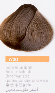 Краска для волос Lakme Collage new 7/30, cредний блондин золотистый, 60 мл
